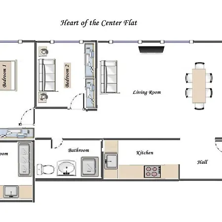 Heart Of The Center Superb Flat 50 Meters From The Sea * Nice